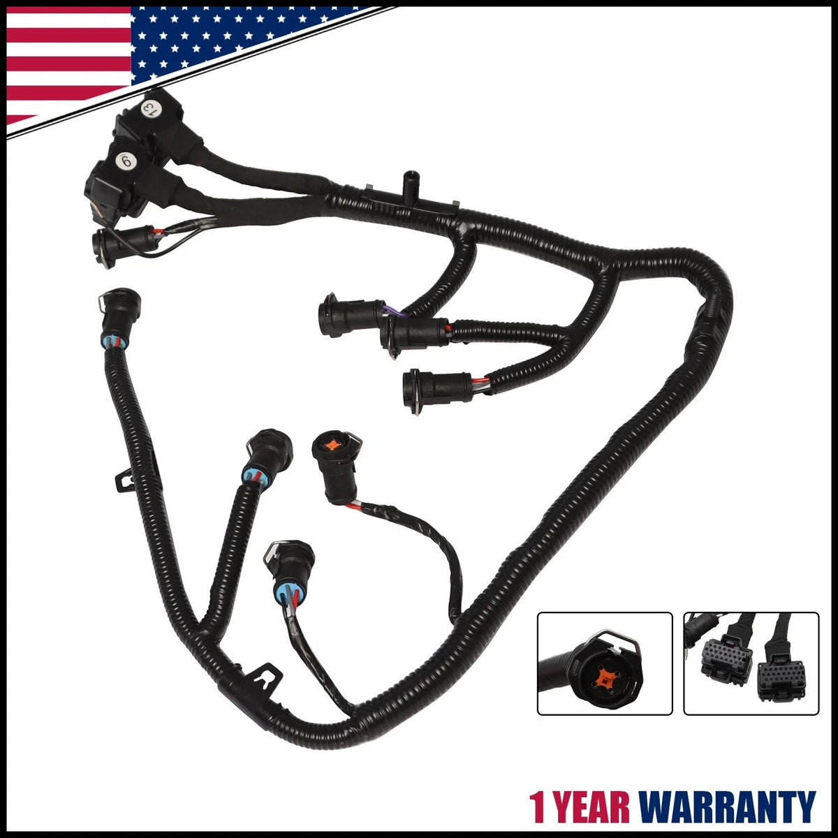 Fuel Engine Wiring Harness for Ford Super Duty F250 F350 F450 F550 (2003–2007)