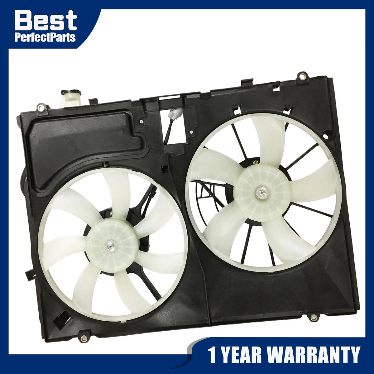 Radiator Cooling Fan with Reservoir Tank for Toyota Sienna (2004–2005) 163630A130