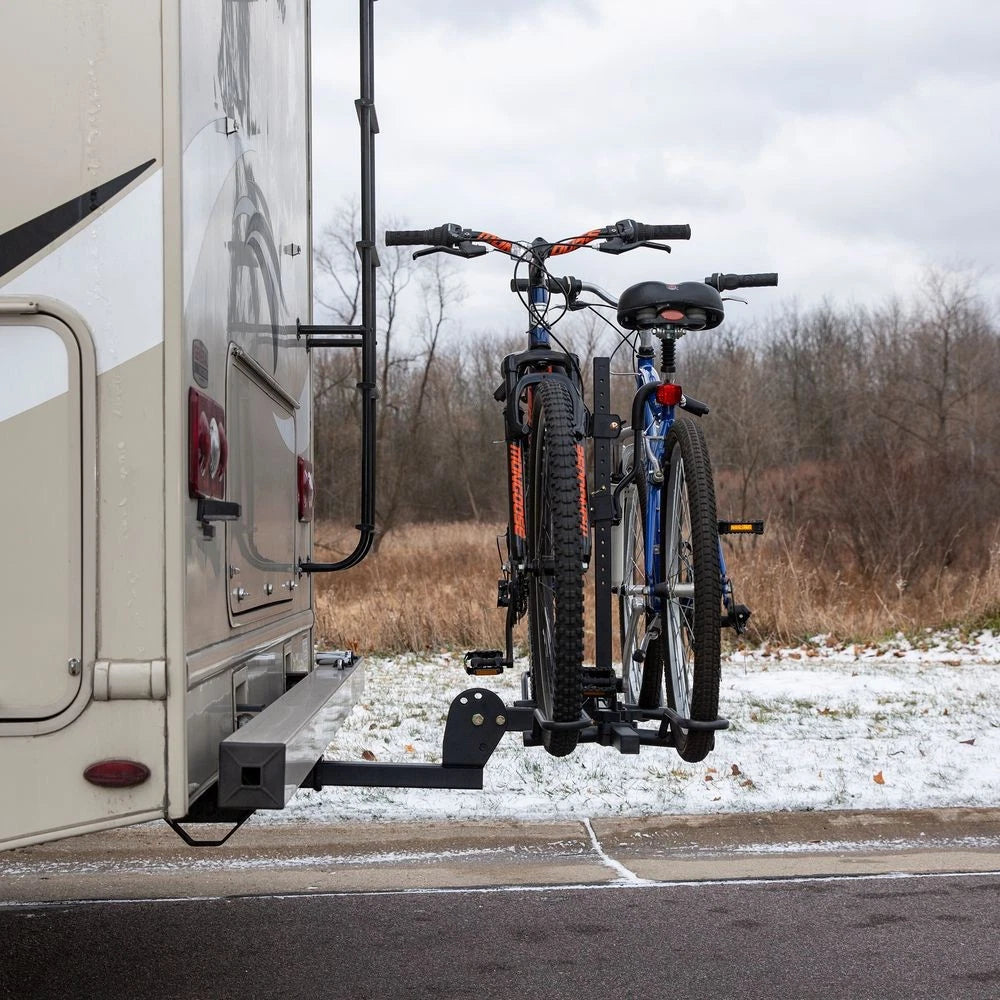 2-Bike Hitch Platform Bike Rack for RVs