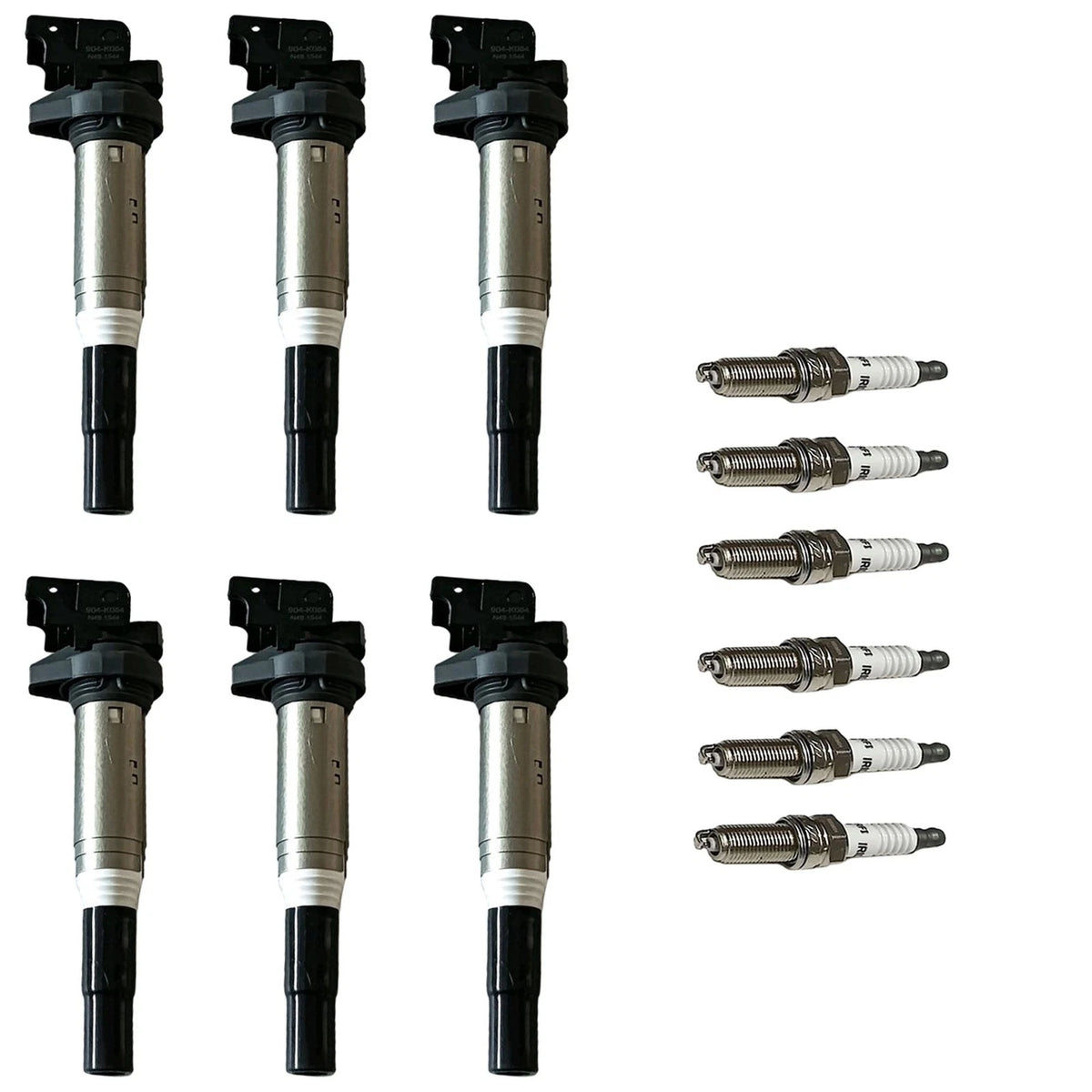 6X Ignition Coil & 6X Iridium Spark Plug for BMW 325i 328i 525i (2006–2013) UF667