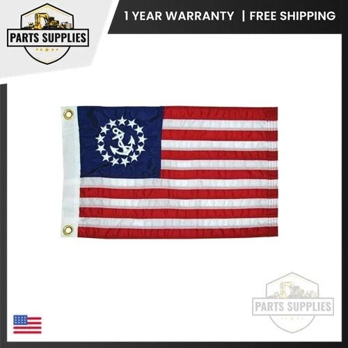 12" x 18" Deluxe Sewn US Yacht Ensign Flag for Taylor Made (8118)