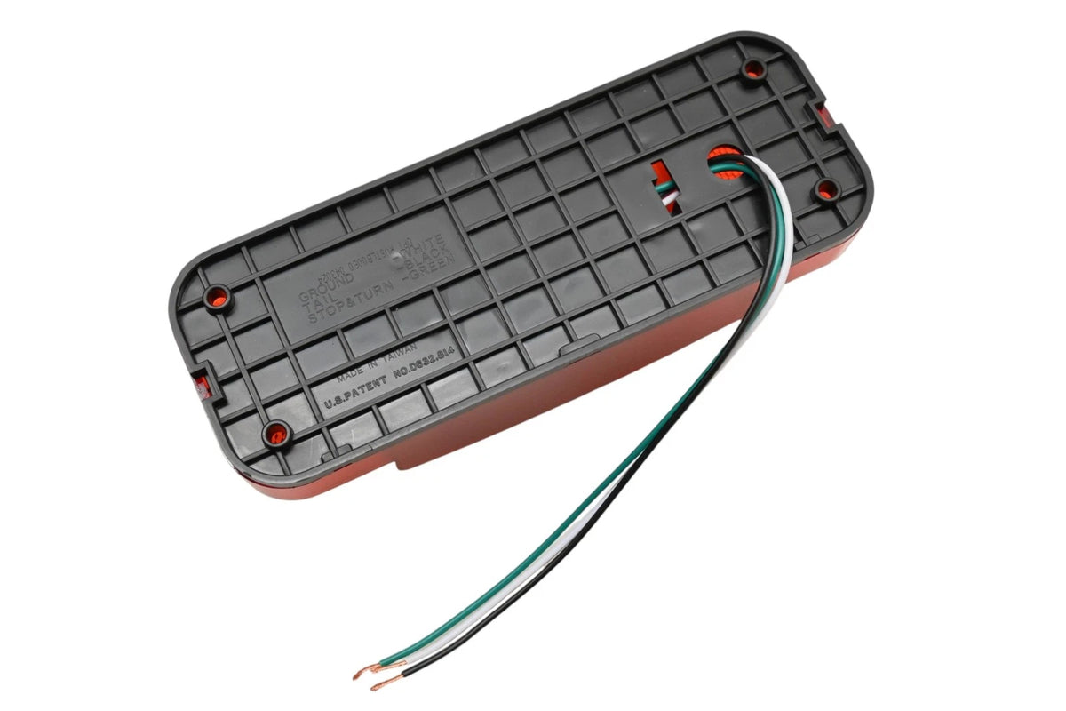 Red Surface Mount Tail Light Assembly for Optronics RVSTLB0060 (NOS)