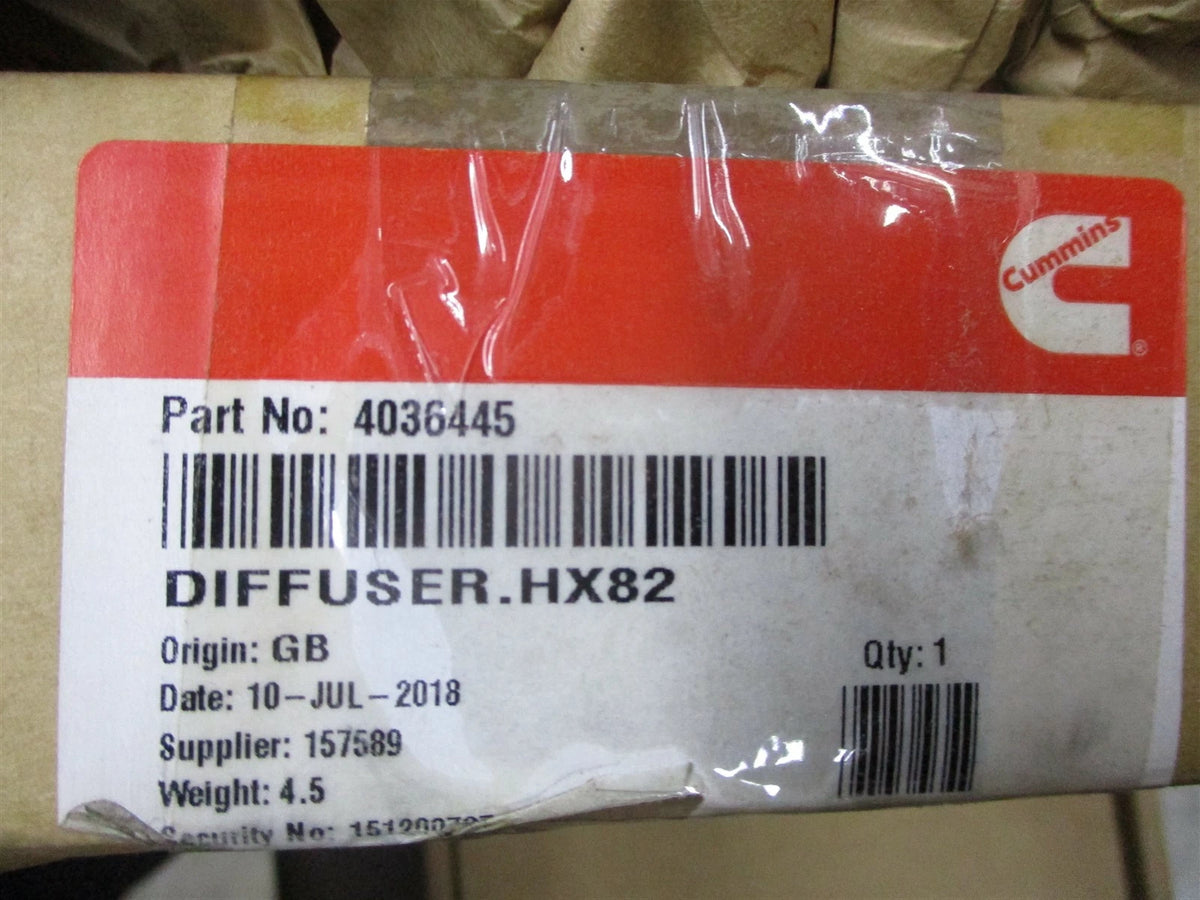 Cummins HX82/HX82M Turbo Diffuser (4036445)