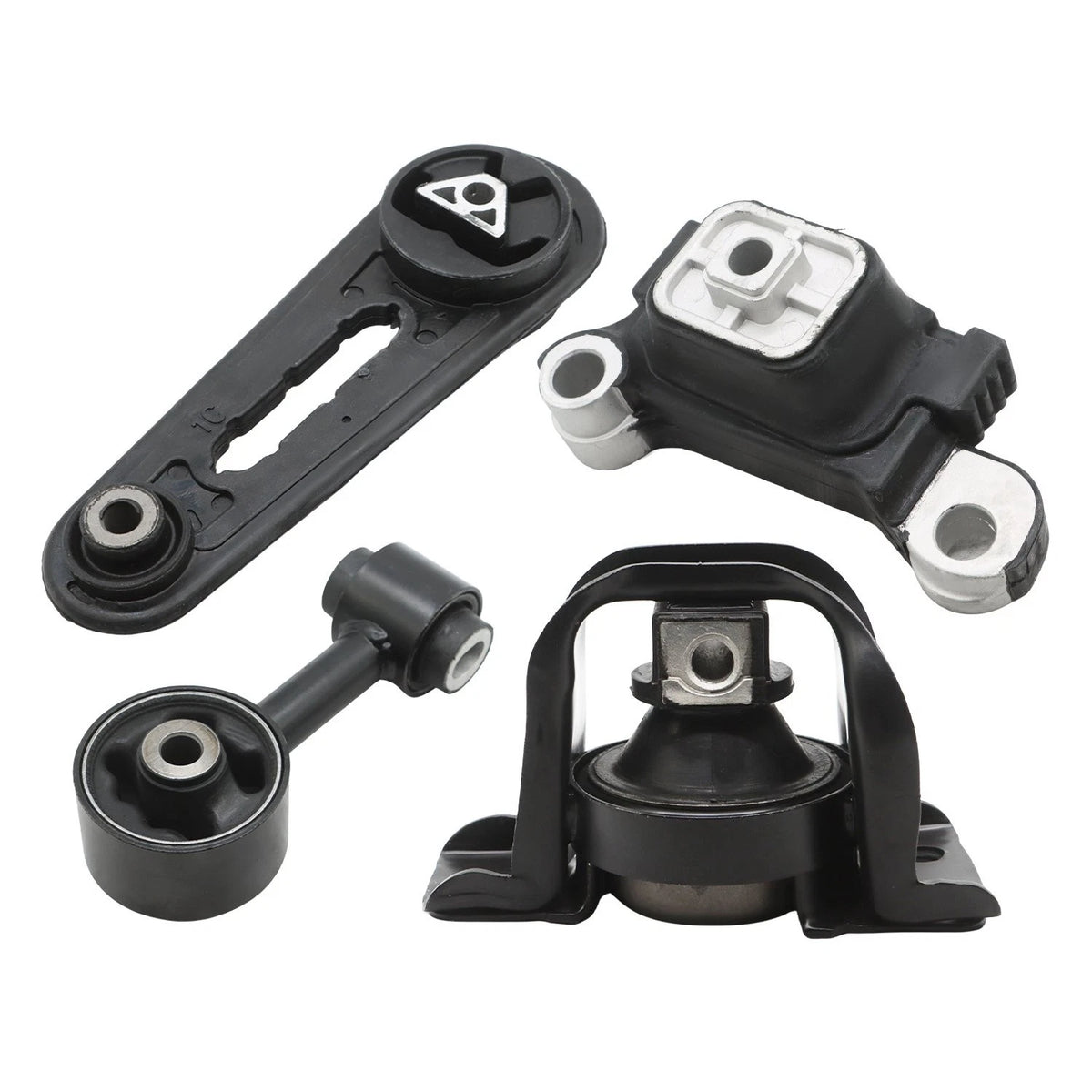 Set of 4 Front Motor Mounts for Nissan NV200 (2013–2021) & Chevy City Express (2013–2018)