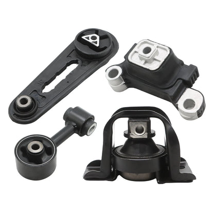 Set of 4 Front Motor Mounts for Nissan NV200 (2013–2021) & Chevy City Express (2013–2018)