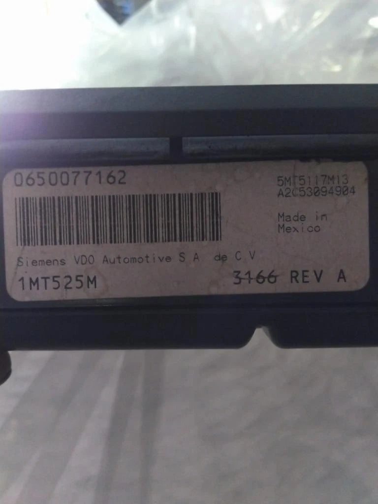 Instrument Cluster for Mack CXP612 (2007)