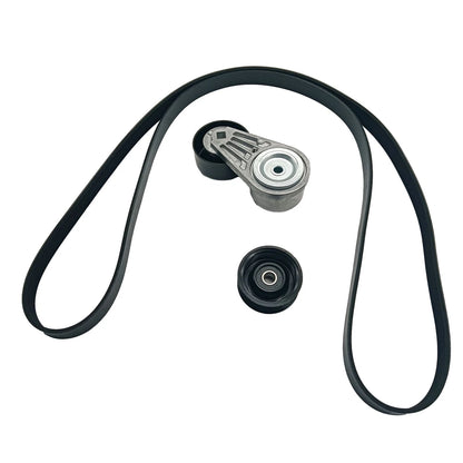 Serpentine Belt Tensioner Pulley Kit for Nissan Pathfinder NV1500 NV2500 NV3500 (2005–2021)