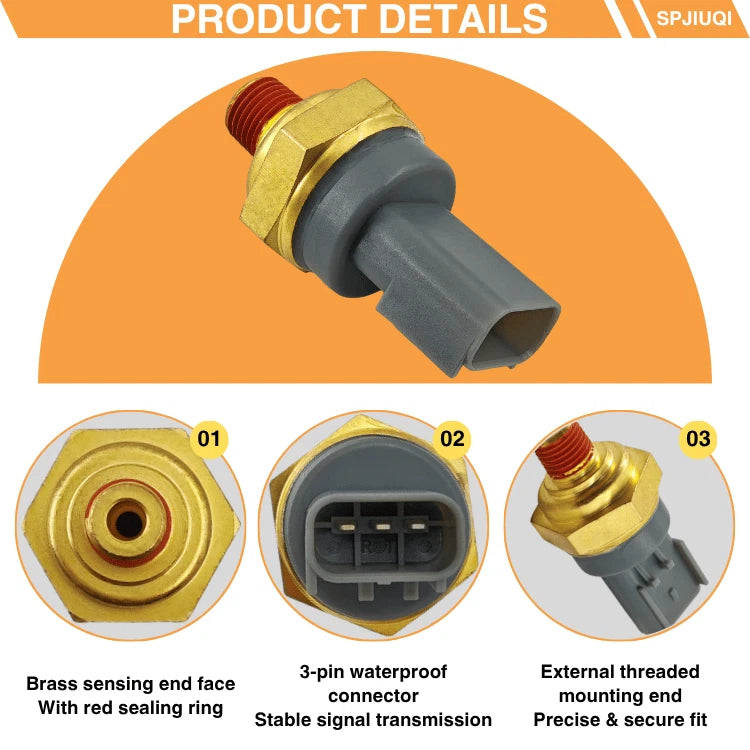 Turbo Air Boost Sensor for Detroit Diesel S60 14L (1996–2023) 23535663