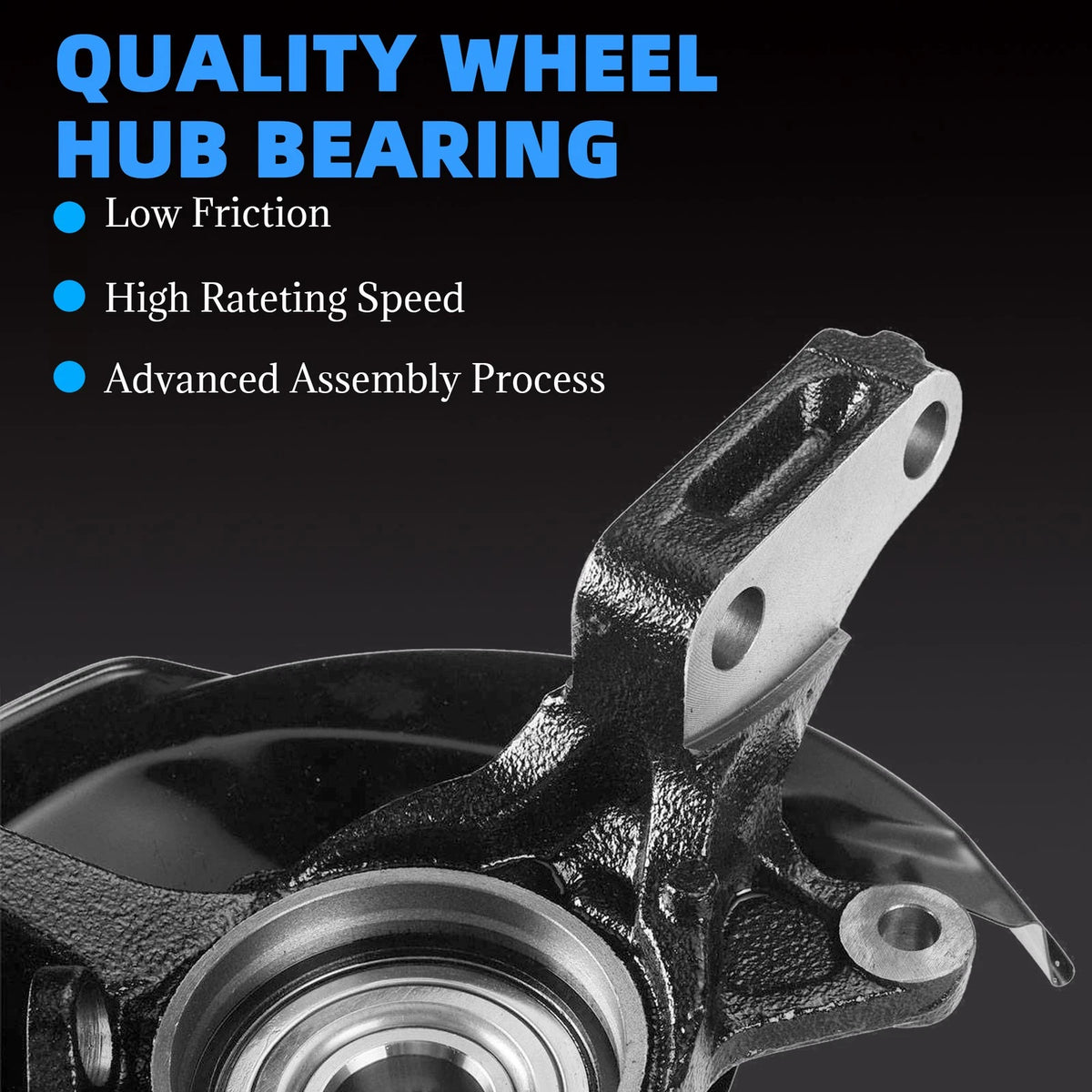 Front Left Wheel Bearing Hub Knuckle Assembly for Toyota Corolla Matrix (2003–2008)