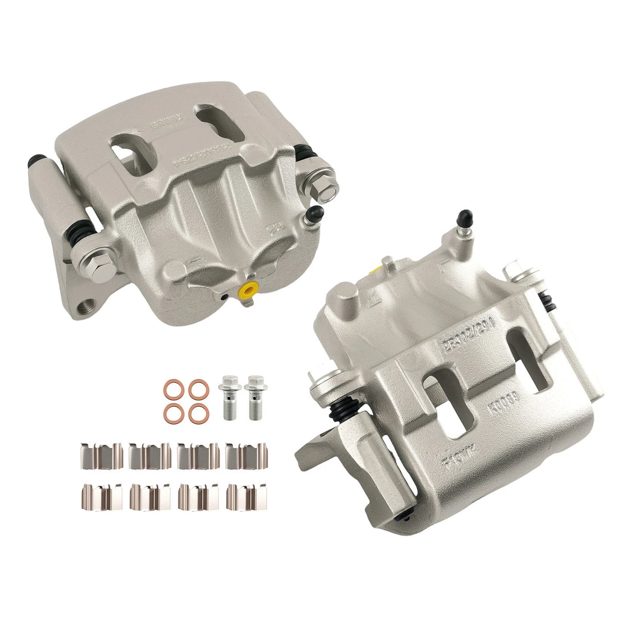 Front Disc Brake Calipers Set w/Bracket for Lincoln MKX (2011–2015) / Ford Edge (2011–2014)