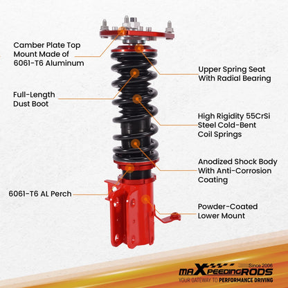 Coilovers Shocks Kit for Scion FRS / Toyota 86 / Subaru BRZ (2013–2020)