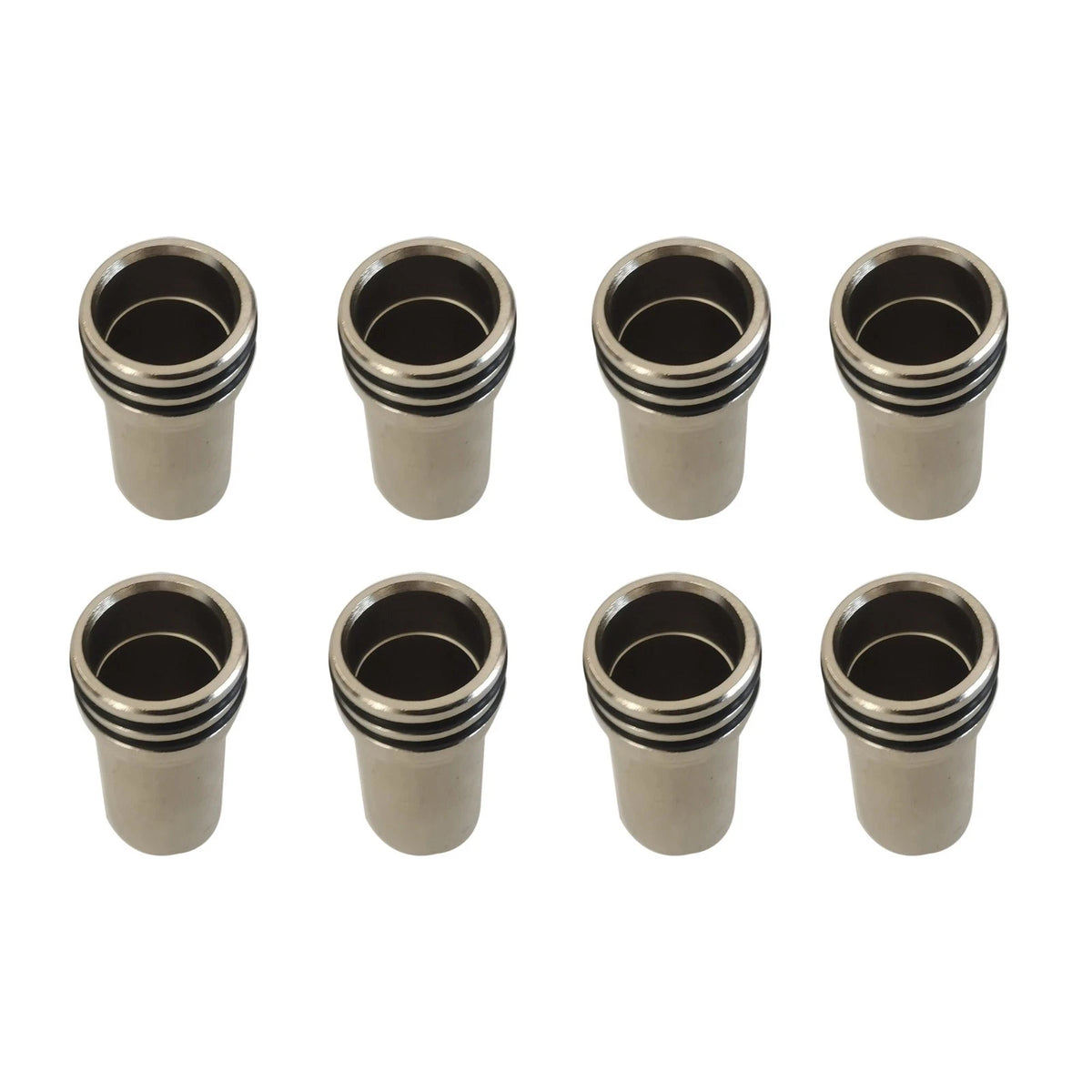 8Pcs Injector Cup & O-rings for Chevrolet Silverado 2001–2004 6.6L Duramax