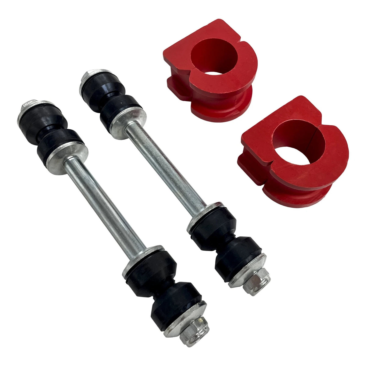 4PC Front Sway Bar Link & Bushing for Cadillac Escalade, Chevy Silverado, GMC Sierra (2007–2018)