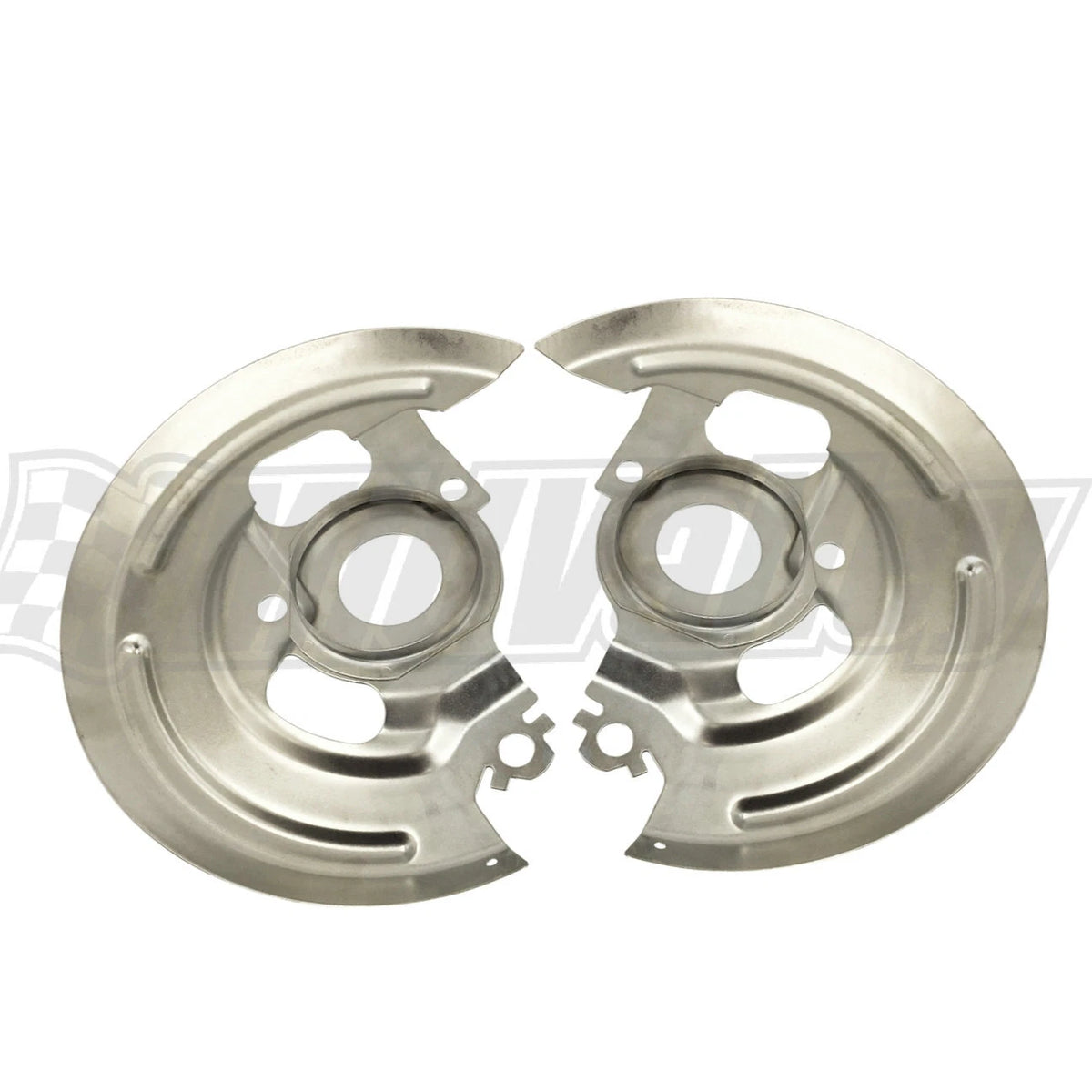 Backing Plates Dust Shields Disc Brake Pair for Chevy A Body (1964–1972)