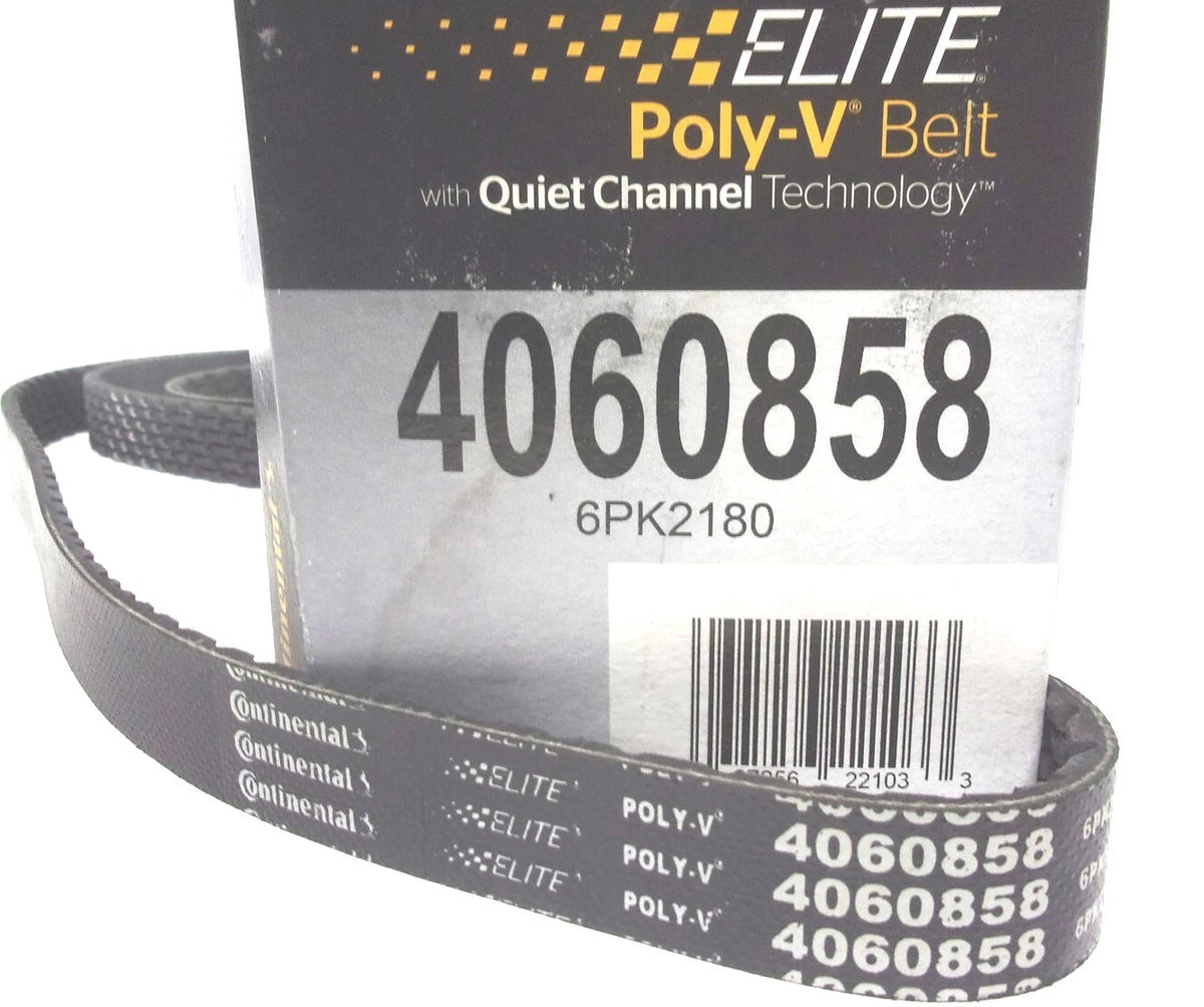 Serpentine Poly-V Belt 6PK2180 for Continental Elite (85-4/5" x 27/32")
