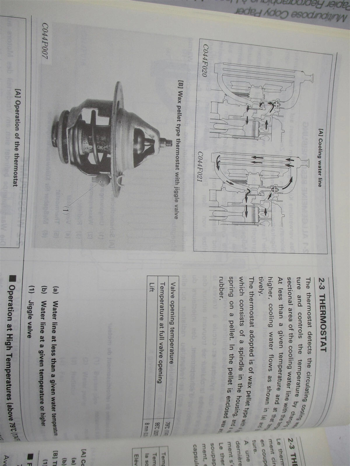 OEM Workshop Manual for Kubota D3000-B D3200-B V4000-B V4300-B
