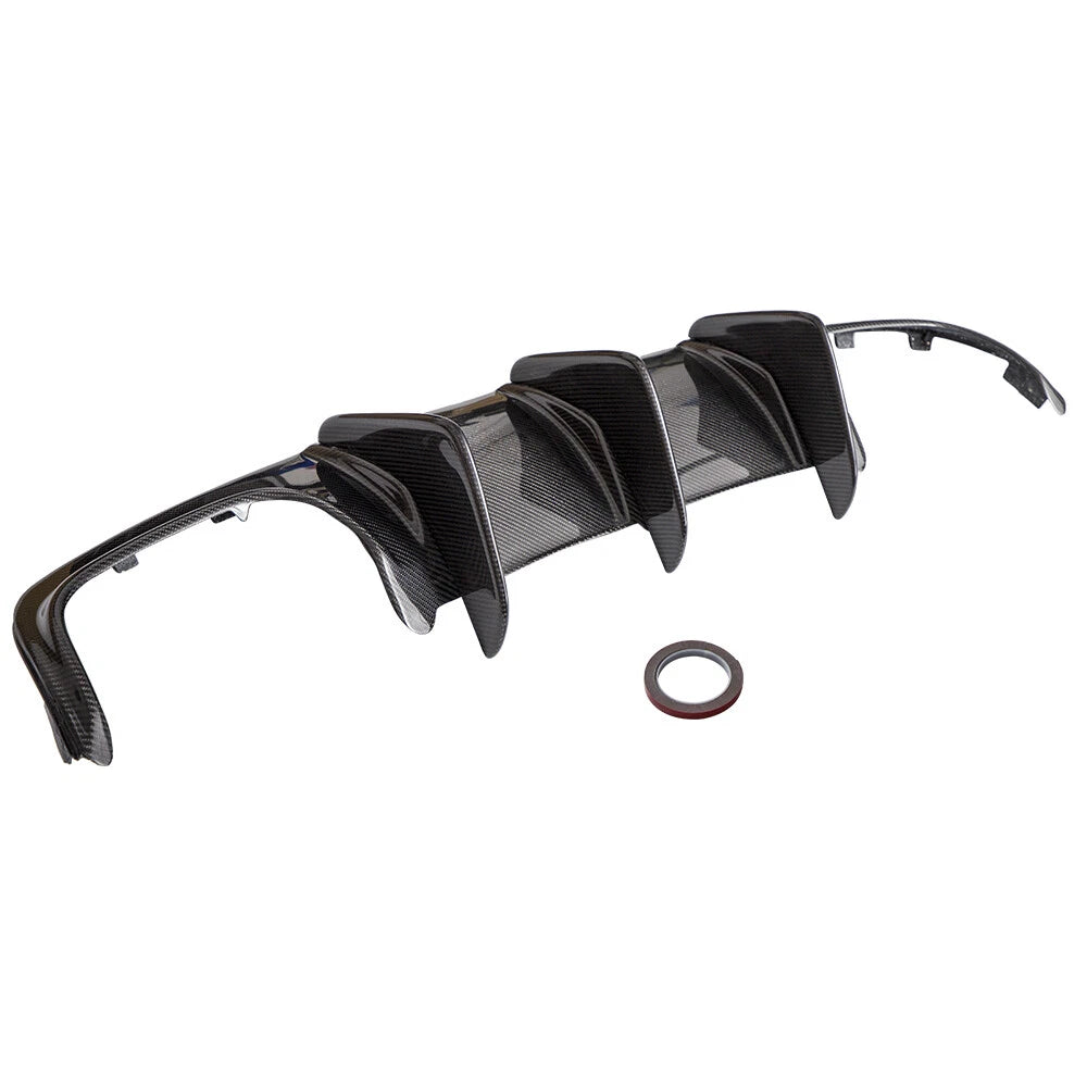 Carbon Fiber Rear Diffuser for Mercedes-Benz W204 C63 AMG (2008–2011)