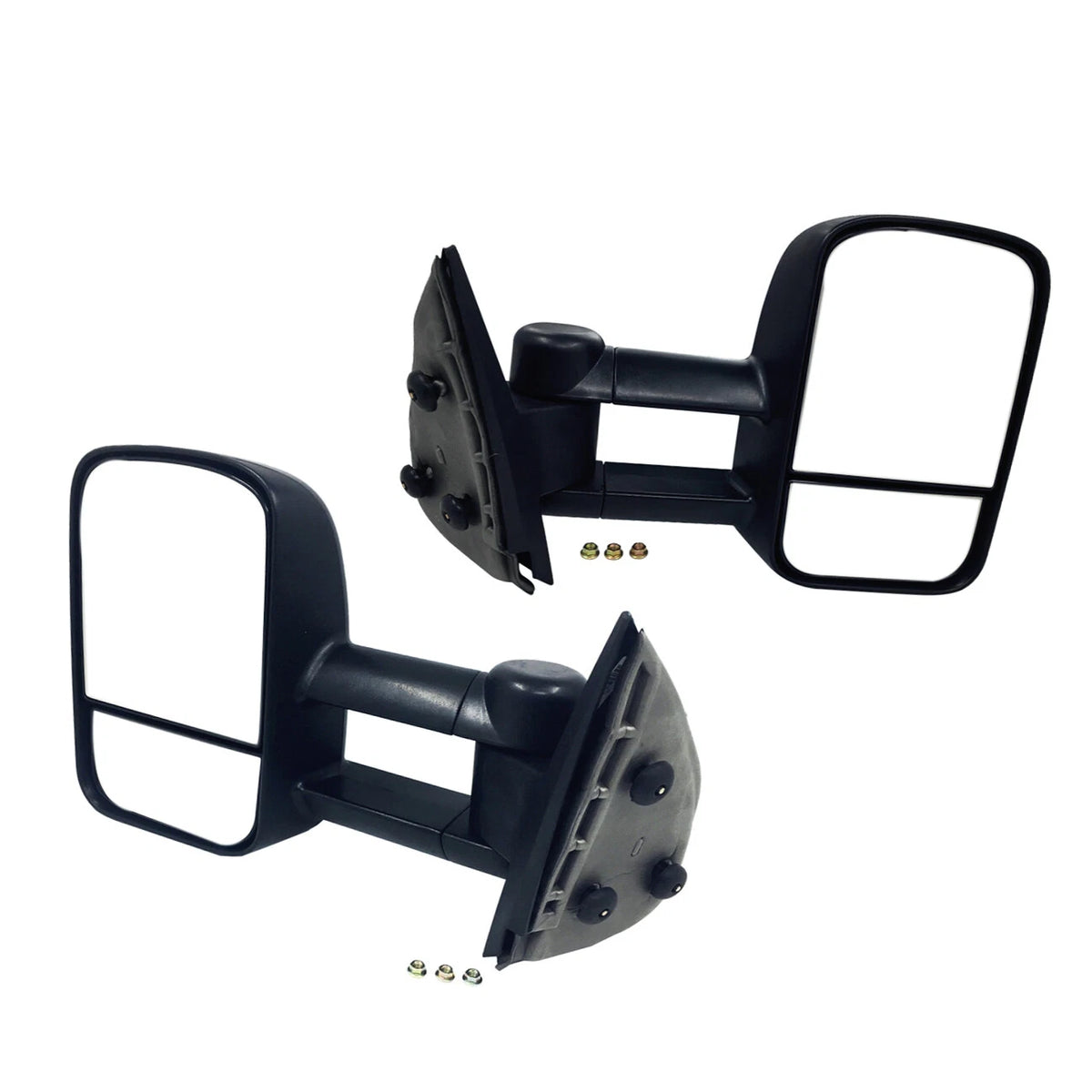 Pair Towing Mirrors for Chevy Silverado 2500 HD, GMC Sierra 1500