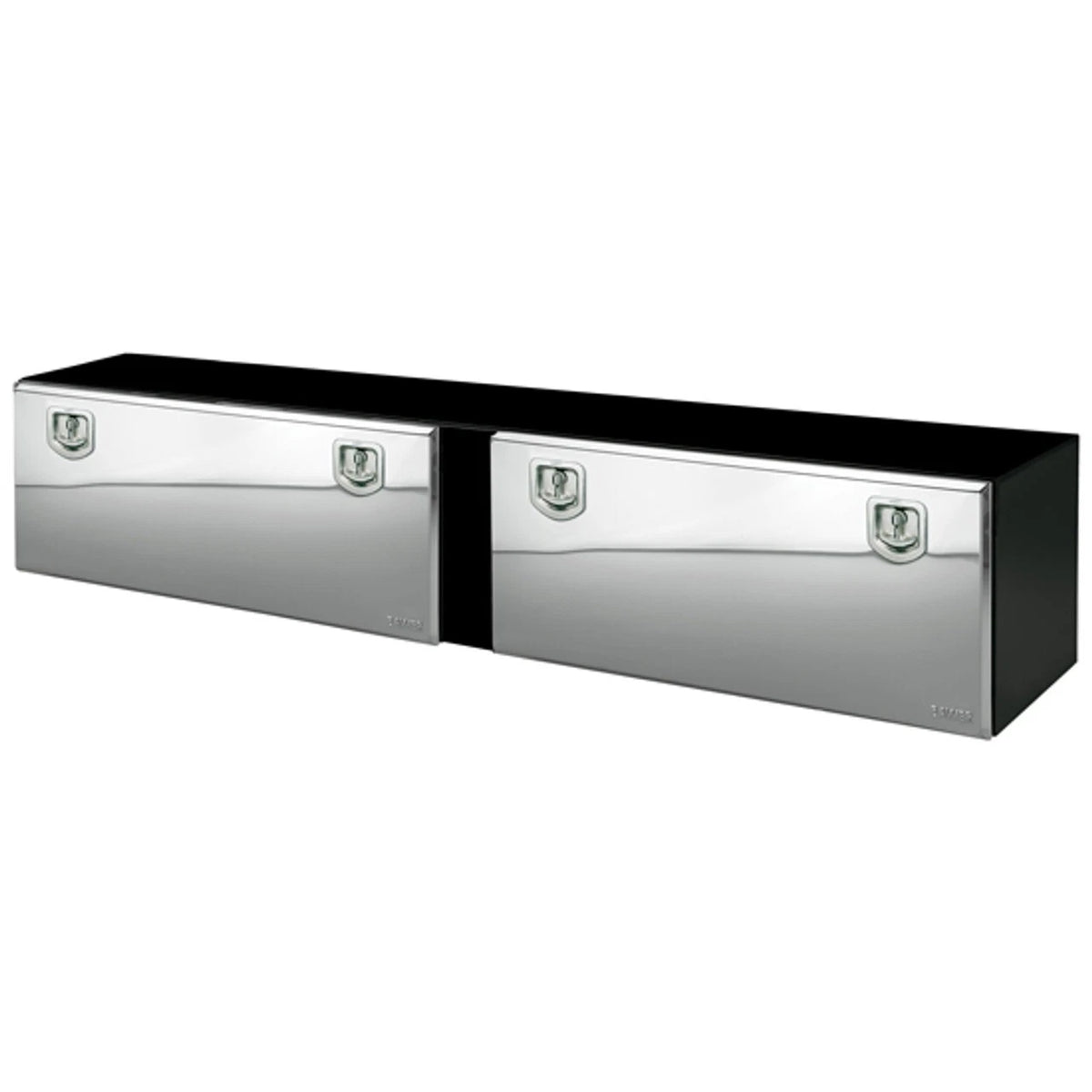 Tool Box for Bawer (18 x 18 x 78 Inch) Black Powder-Coated Steel