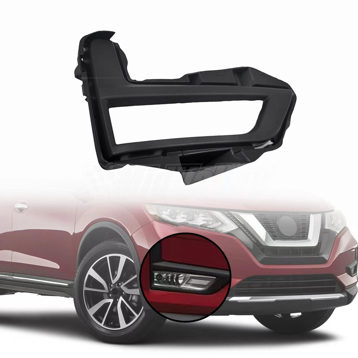 Fog Light Trim for Nissan Rogue (2017–2020) RH Passenger Side