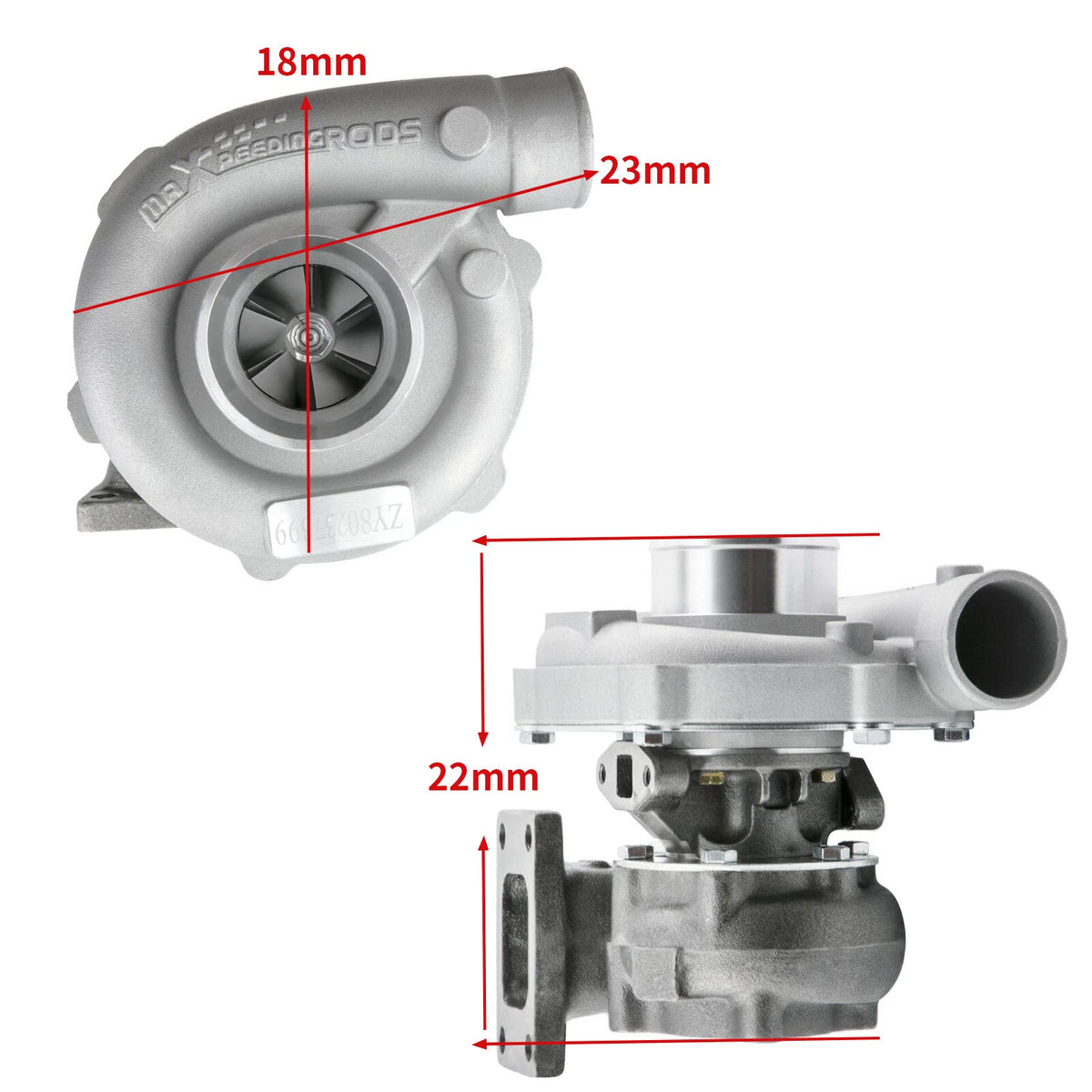 T3/T4 T04E Turbo for Honda Civic CRX Del Sol Integra B16 B18 B20 (400+HP)