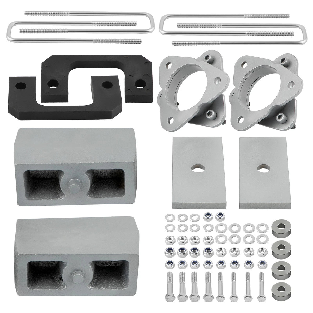3.5" Front & 3" Rear Lift Kit for Chevrolet Silverado 1500 (2007–2018)