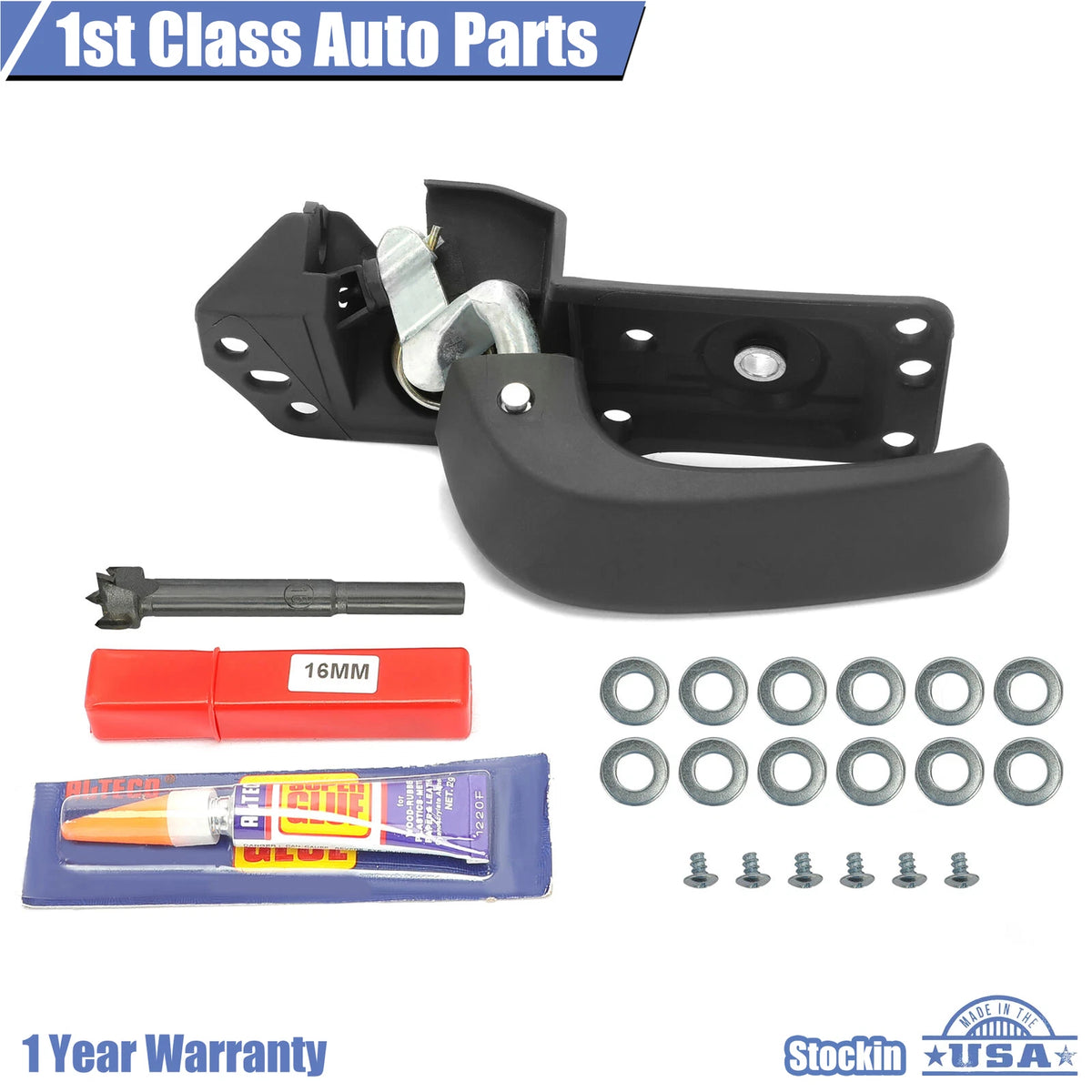 Interior Door Handle Repair Kit Left & Right for Chevy Silverado GMC Sierra (2007–2014)