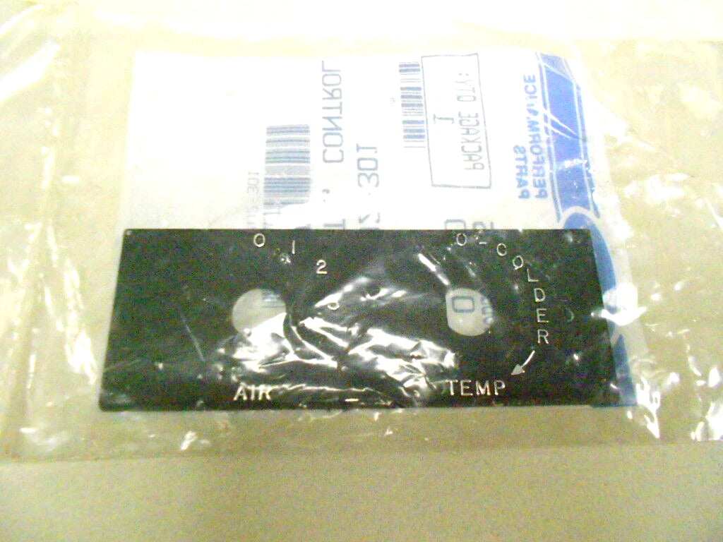 A/C Control Switchplate for Carrier Transicold AC202-301