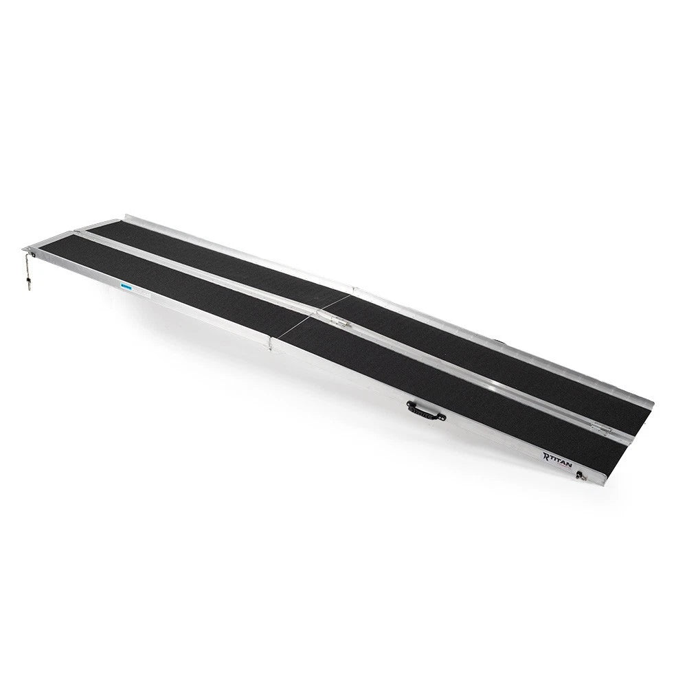 Titan Ramps 10' Multi-Fold Aluminum Wheelchair Ramp (600 lb Capacity)