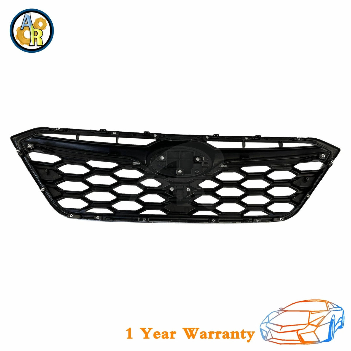 Glossy Black Assembly with Chrome Grille for Subaru Outback (2020–2022) J1010AN010