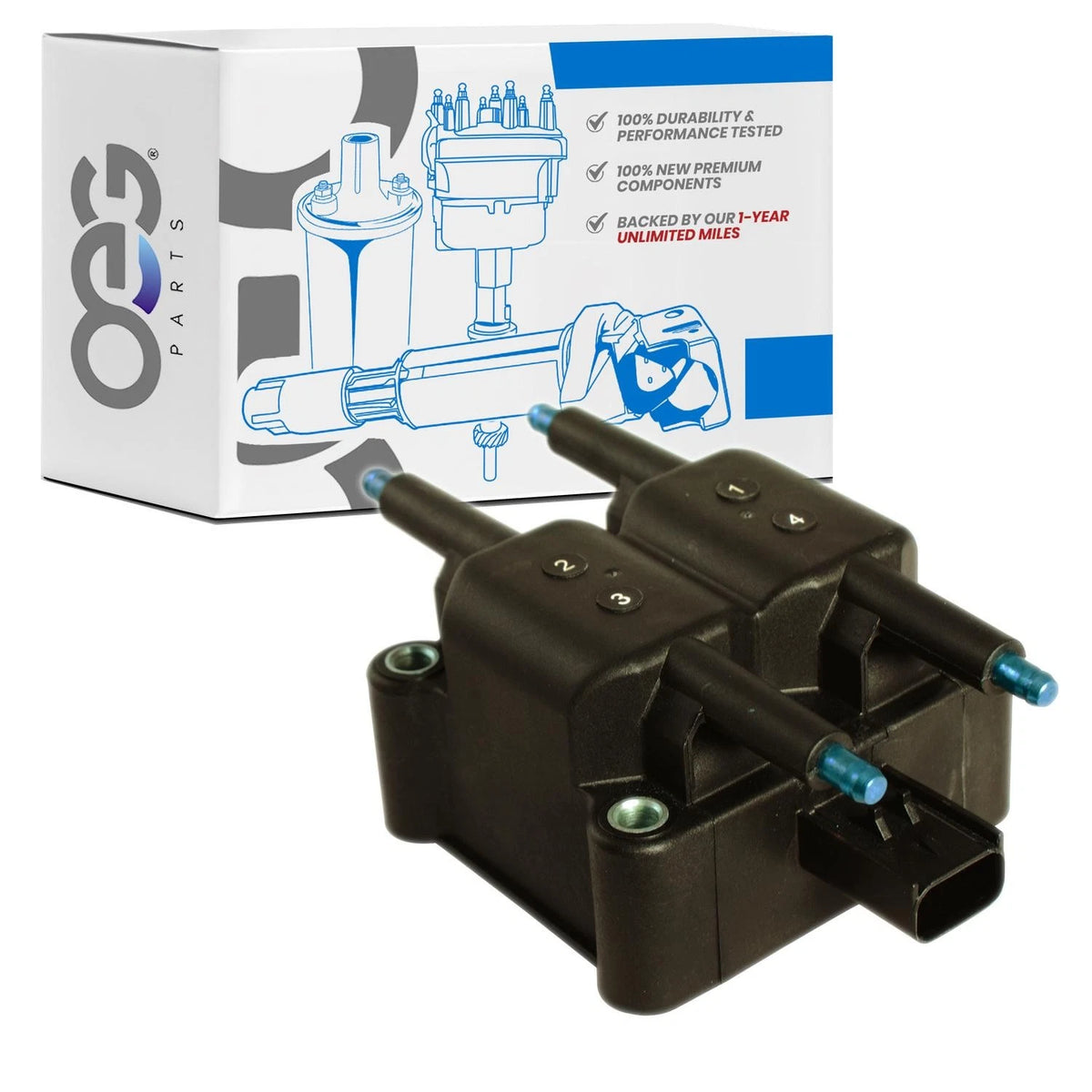Ignition Coil for Chrysler Dodge Eagle Jeep Mitsubishi Plymouth (1995–2009)