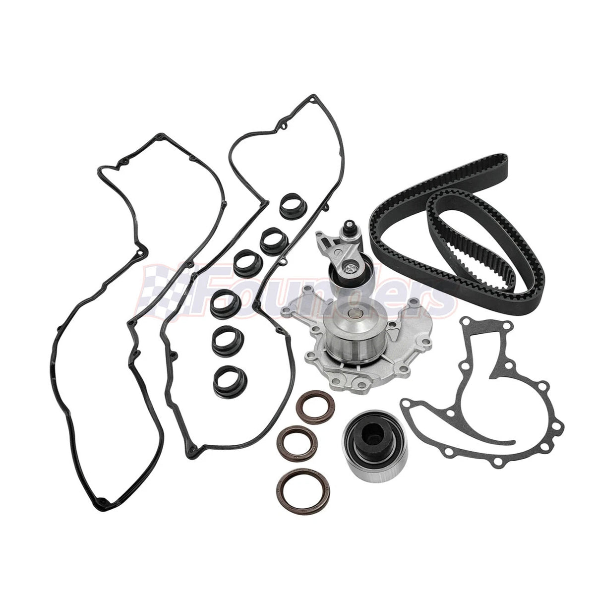 Timing Belt Kit with Water Pump & Valve Cover for Acura SLX Honda Passport Isuzu 3.2L (1996–1997)