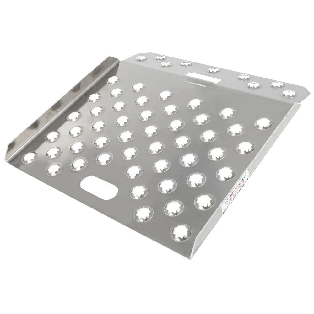 Guardian Aluminum Curb Ramp 20" L x 20" W with Heavy-Duty Traction