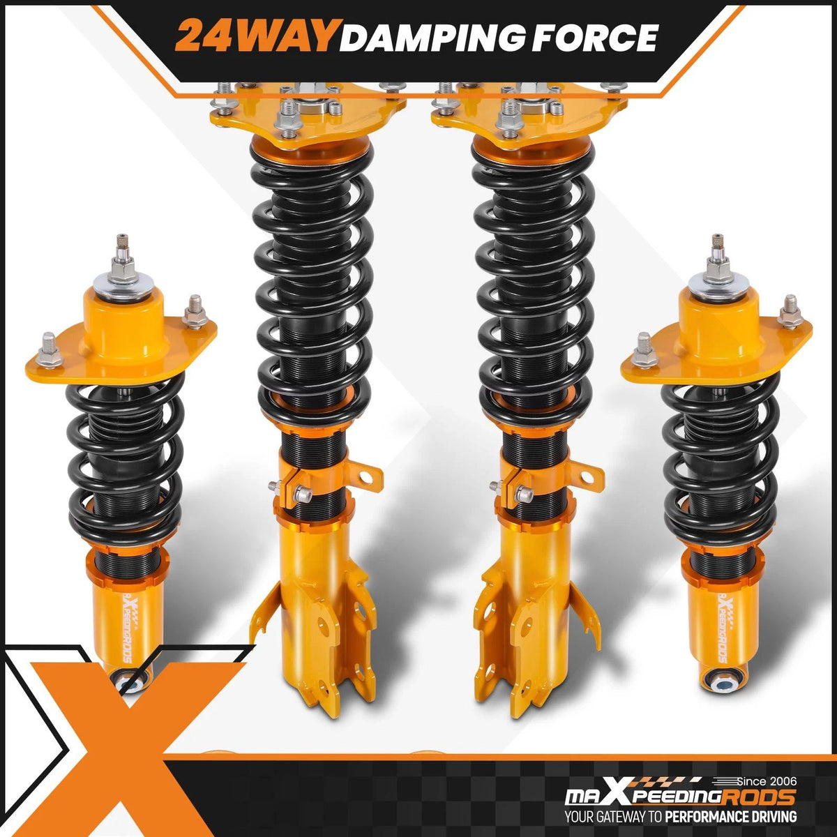 24-Way Damper Coilover for Honda CR-V (2007–2011)