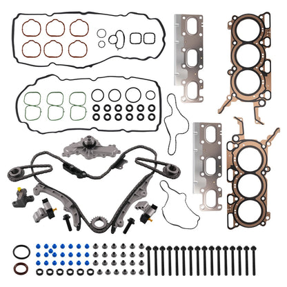 Timing Chain & Water Pump Combo w/ Head Gasket for Ford Taurus (2008–2012)