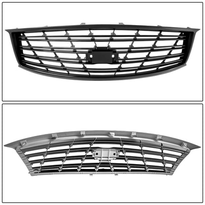 Front Bumper Upper Black Grille for Infiniti M37 M56 (2011–2013)