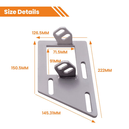Steel Conversion Motor Mount Kit for GMC Jimmy 2WD (1983–2005) & Oldsmobile Bravada