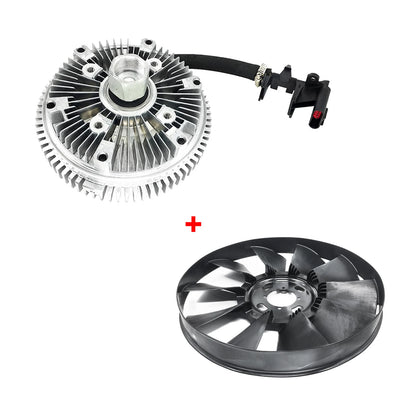 Fan Clutch & Radiator Cooling Fan for GMC Chevy Trailblazer Envoy (2002–2009)