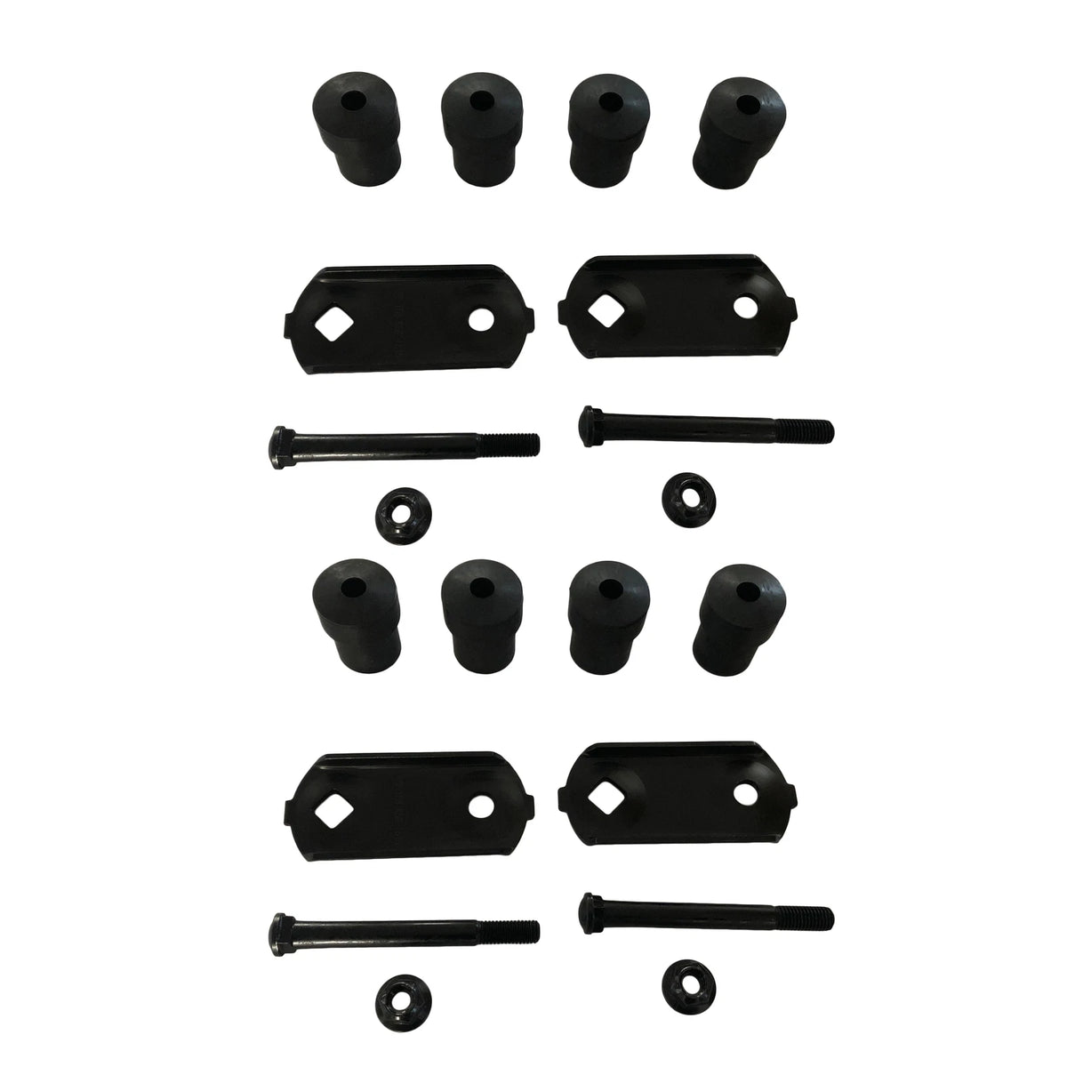 2X Rear Spring Shackle and Bushing Kit for Chevy Camaro Pontiac Firebird (1968–1981)