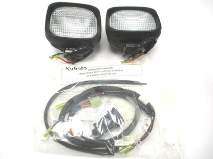 Rear Work Light Kit for Kubota L48 (32771-96811, 3F740-75910)