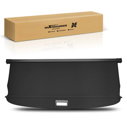 Cargo Area Shield Cover for Subaru Impreza/Crosstrek (2024) Black Retractable