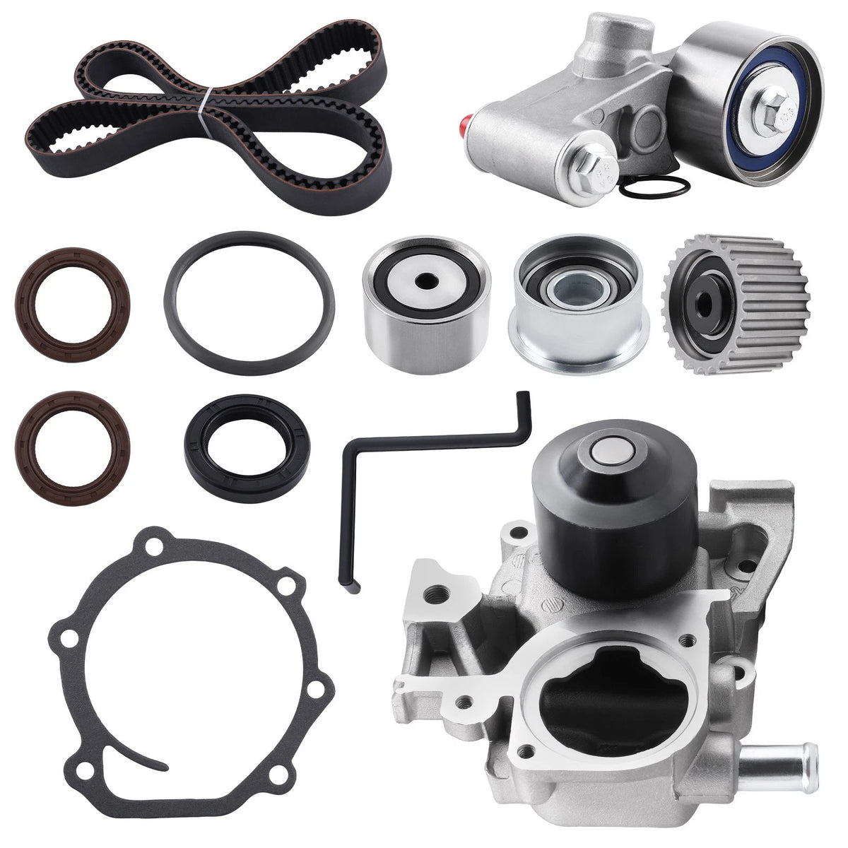 Timing Belt Set with Water Pump for Subaru Legacy 2.5L SOHC EJ253 (2010–2012)