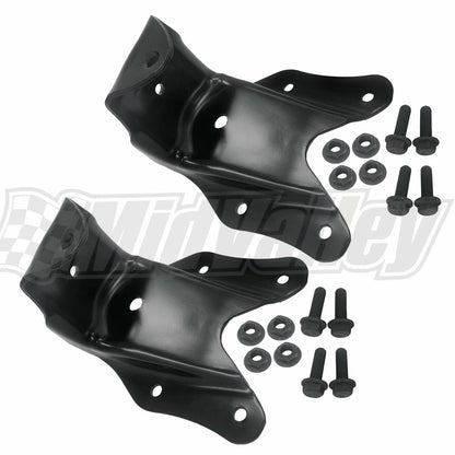 2X Leaf Spring Rear Shackle Hanger Bracket for Ford F150 F250 F350 (1997–2003)