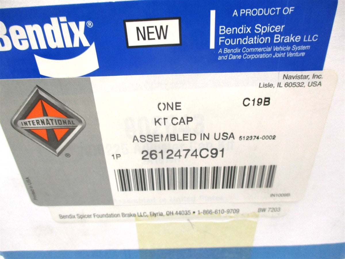 Bendix Adjuster Cap Kit for International (2612474C91, 802643)