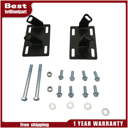 Motor Swap Mount Brackets Adapter Plates Kit for Chevy C10 (1973–2005)