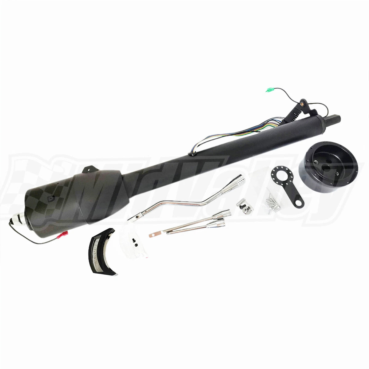 28" Universal Steering Column Tilt No Key with 9 Holes Adapter for GM (Automatic)
