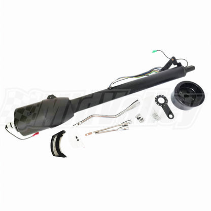 28" Universal Steering Column Tilt No Key with 9 Holes Adapter for GM (Automatic)