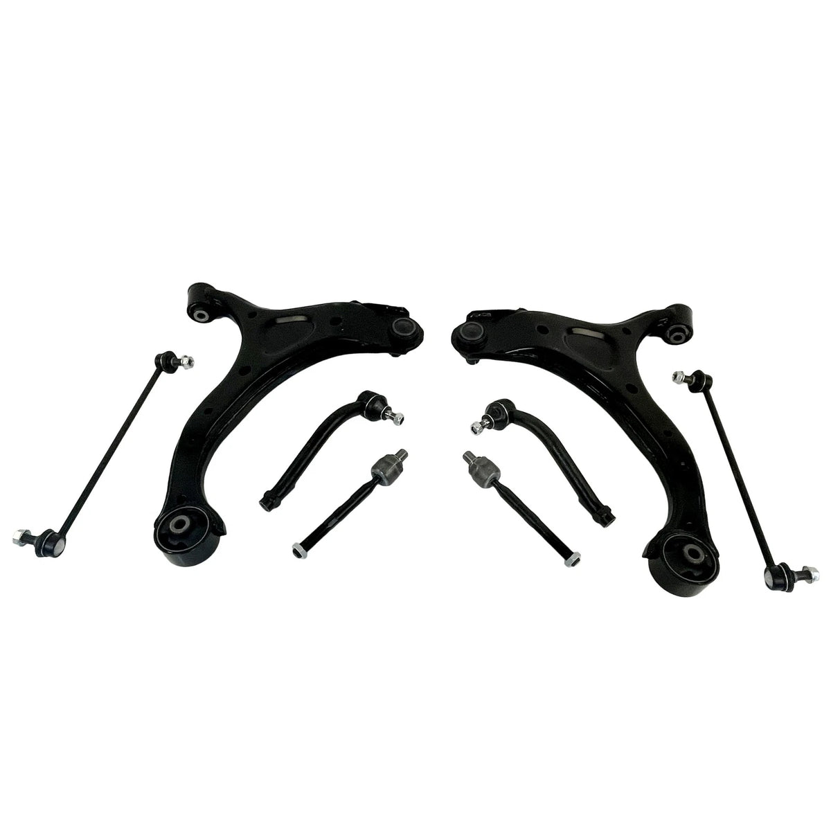 8PC Control Arm Ball Joint Sway Bar Link Tie Rod for Kia Sorento (2007–2013)