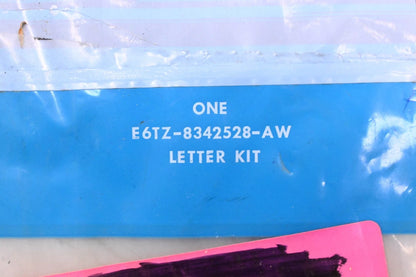 Luggage Compartment Nameplate Sticker Kit for Ford (E6TZ-8342528-AW)