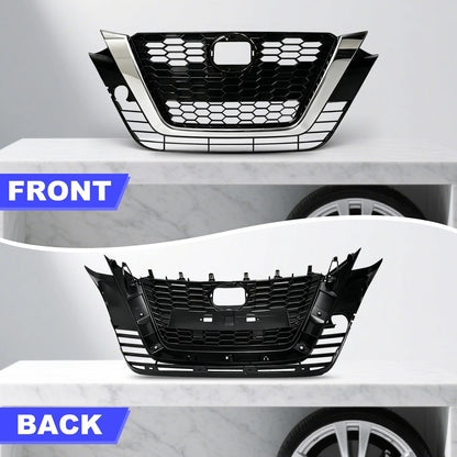 Front Upper Bumper Grille for Nissan Altima (2019–2022) 2.0L 2.5L